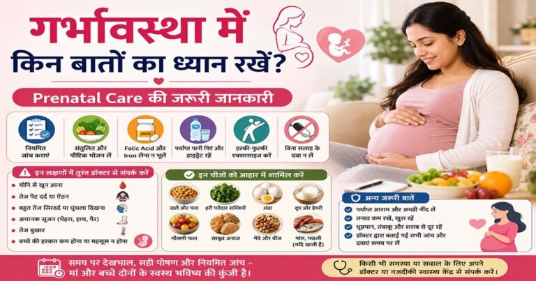 गर्भावस्था में देखभाल और Prenatal Care की जरूरी बातें